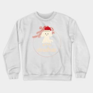 Merry Christmas Puppy Crewneck Sweatshirt